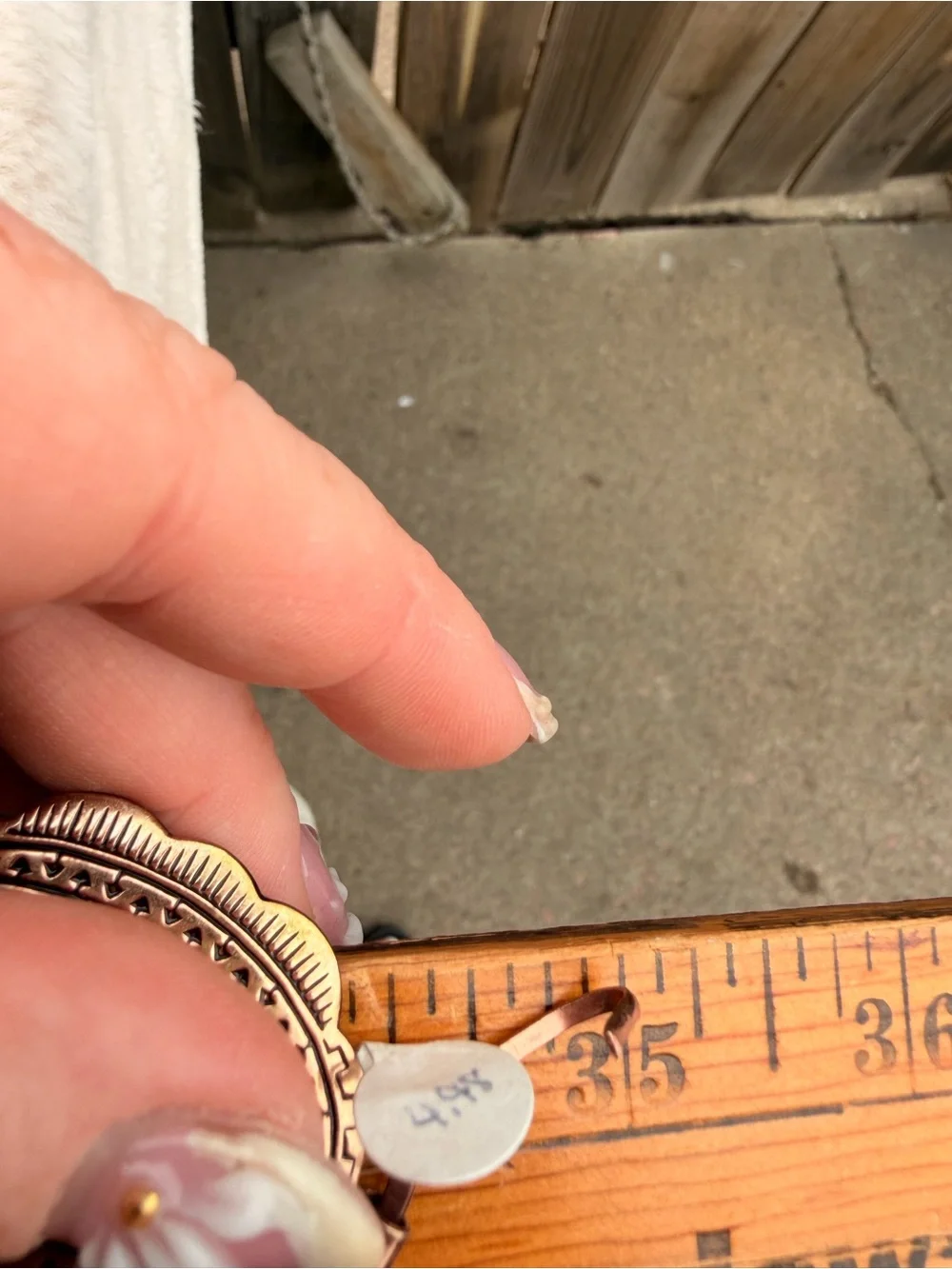 Vintage Etched Rose Gold Oval Link Chain Belt
